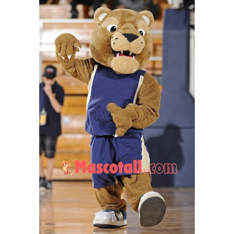 Golden Panther Mascot Costume