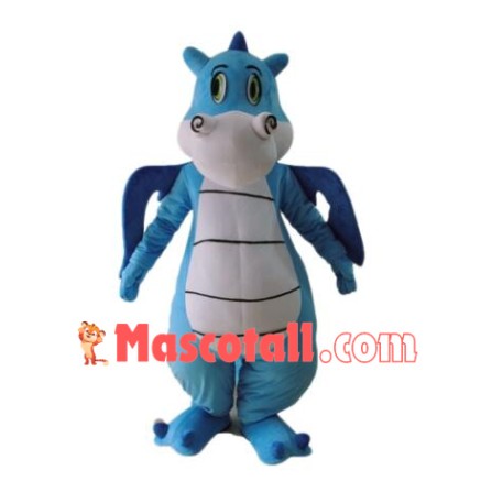 High Quality Blue Dinosaur Mascot Costume