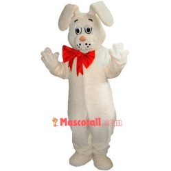  White Lightweight Rabbit Mascot Costume