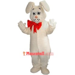  White Lightweight Rabbit Mascot Costume