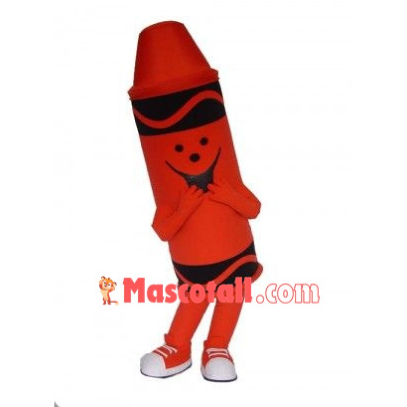 Red Crayola Mascot Costume