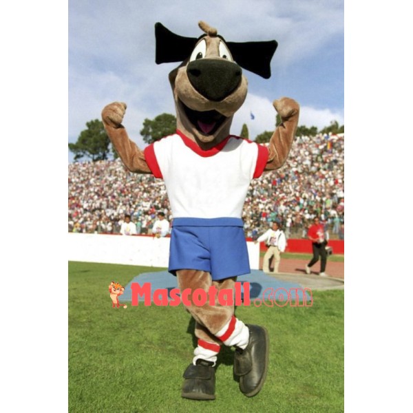 Soccer Dog Mascot Costume
