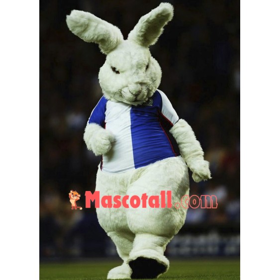 Fierce White Rabbit Mascot Costume