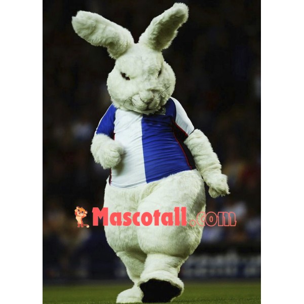 Fierce White Rabbit Mascot Costume