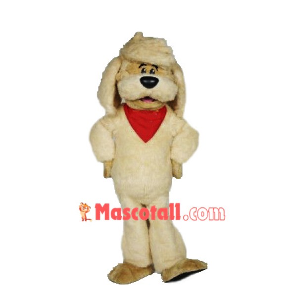 Cute Lightweight Yellow Dog Mascot Costume