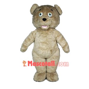 The Shaggy Teddy Bear Mascot Costume