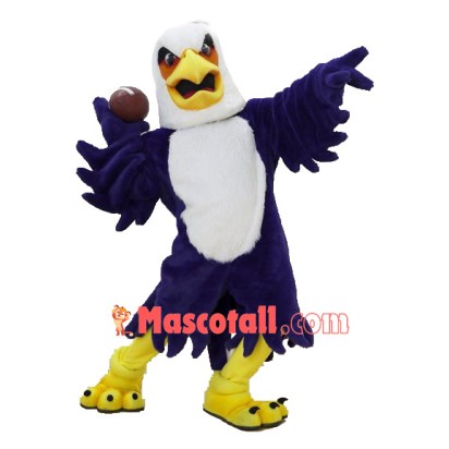 University Purple Eagle Mascot Costume