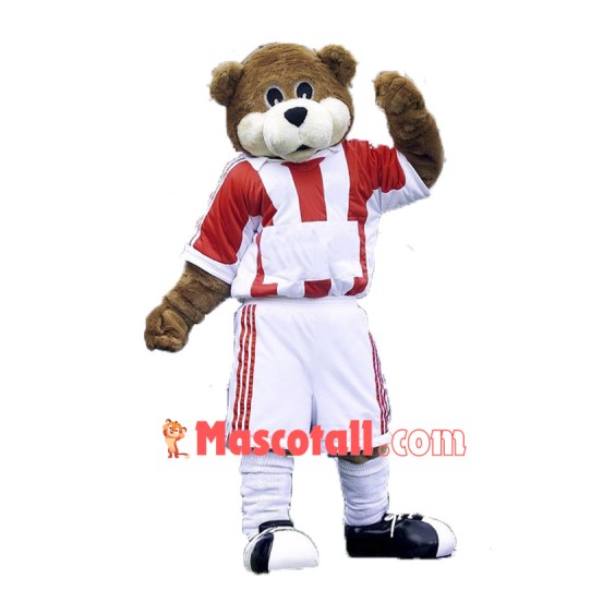 Football Bear Mascot Costume Free Shipping
