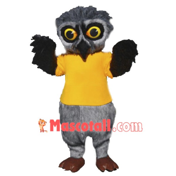 High Quality Furry Owl Mascot Costume