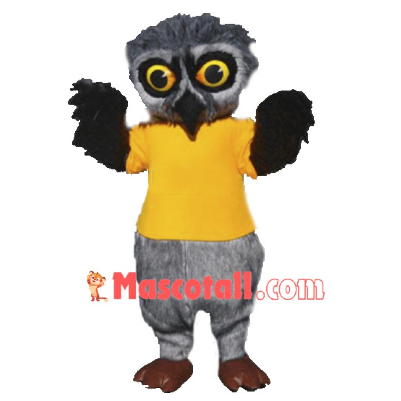 High Quality Furry Owl Mascot Costume