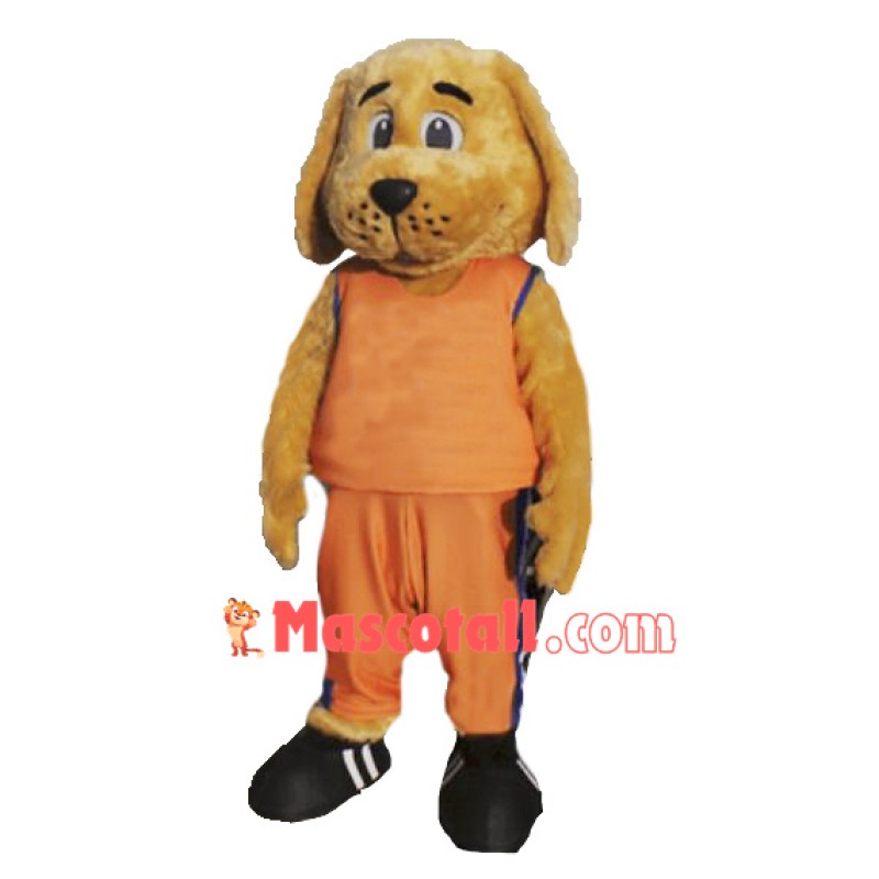 Sporty Dog Mascot Costume