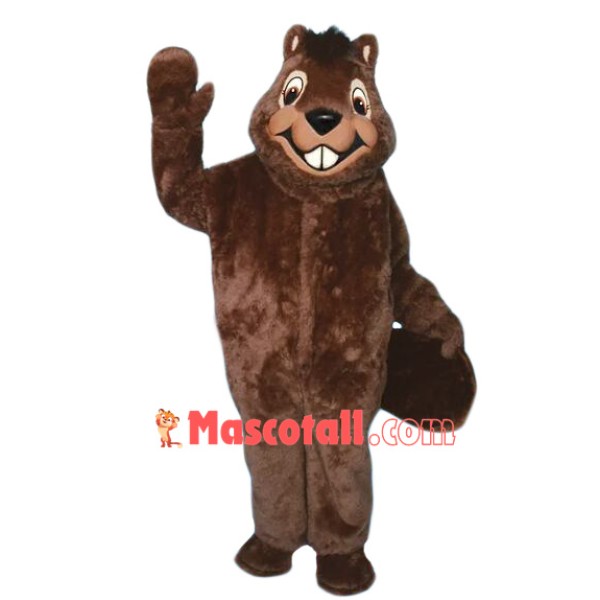 High Quality Furry Beaver Mascot Costume
