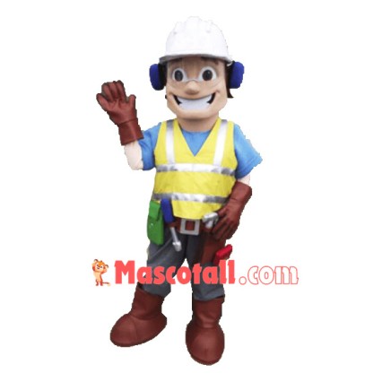 High Quality Builder Mascot Costume