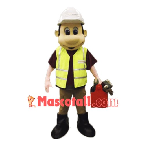 Builder Mascot Costume