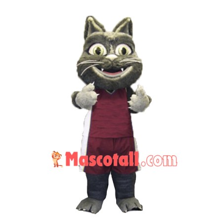 Cute Furry Cat Mascot Costume