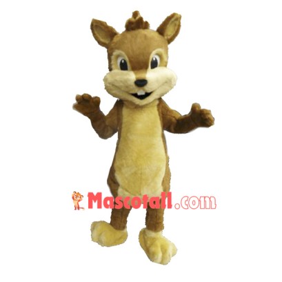 Cute Furry Chipmunk Mascot Costume