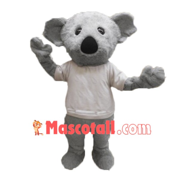 Cute Furry Koala Mascot Costume