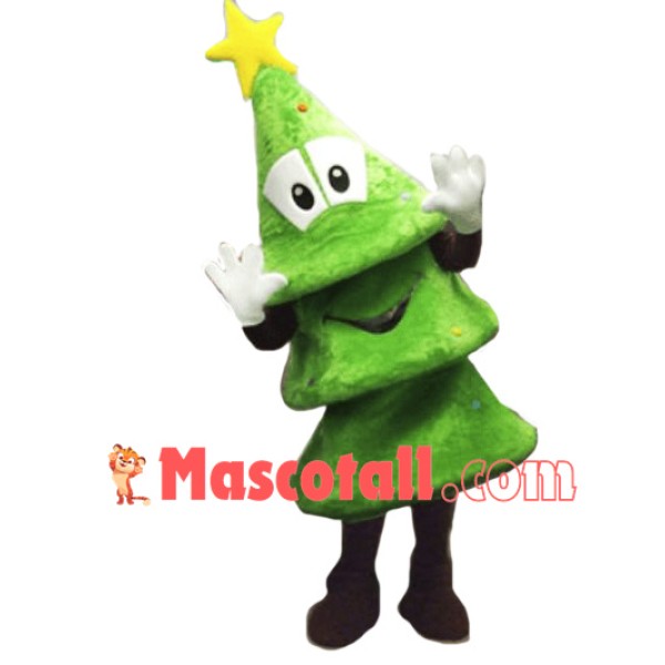 High Quality Christmas Tree Mascot Costume 