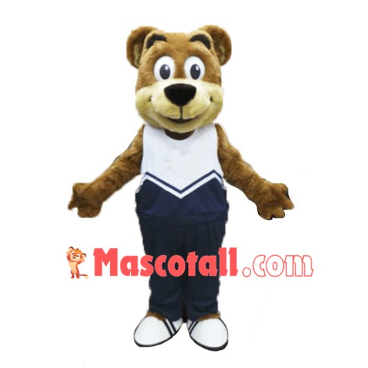Sporty Bear Mascot Costume