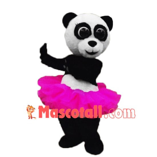 Ballet Panda Mascot Costume