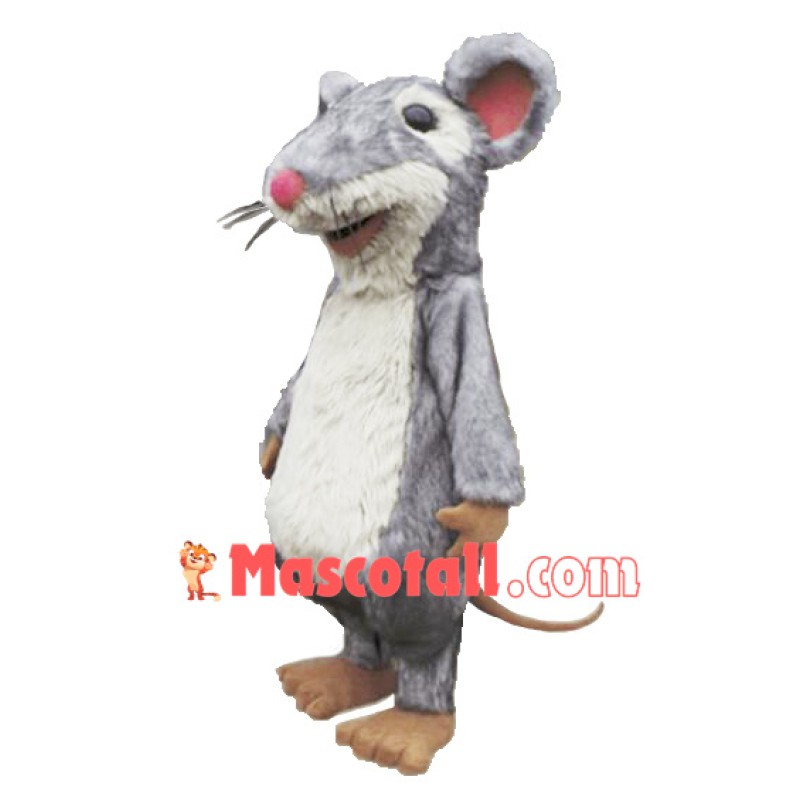 High Quality Fluffy Mouse Mascot Costume