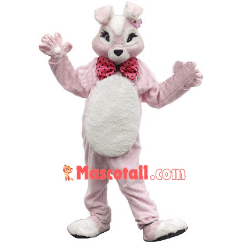 Deluxe Pink Bunny Rabbit Mascot Costume