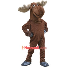 Cute Moose Mascot Costume Free Shipping