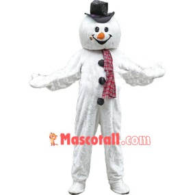 Christmas Snowman Mascot Costume Free Shipping