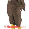 Brown & White Hawk Mascot Costume