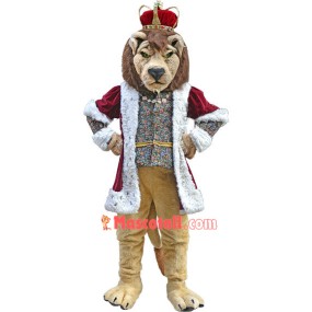 Deluxe King Lion Mascot Costume