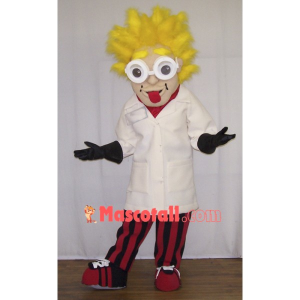 Crazy Professor Mascot Costume