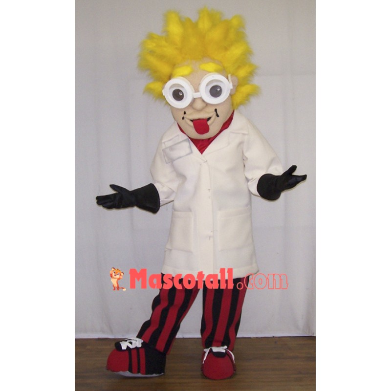 Crazy Professor Mascot Costume