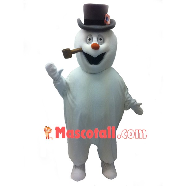 Frosty Snowman Mascot Costume 