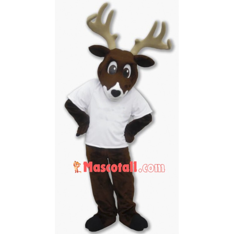 College Deer Mascot Costume