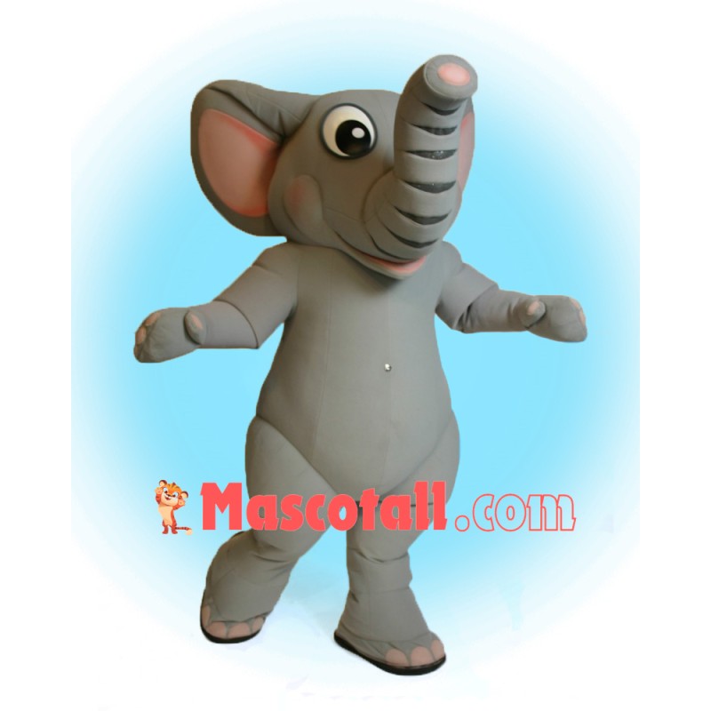 High Quality Realistic Elephant Mascot Costume