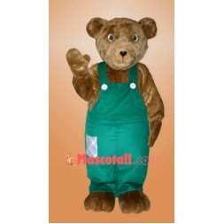 Corduroy Bear Mascot Costume