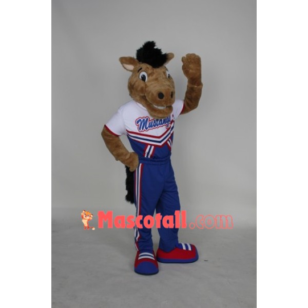 High Quality College Mustang Mascot Costume
