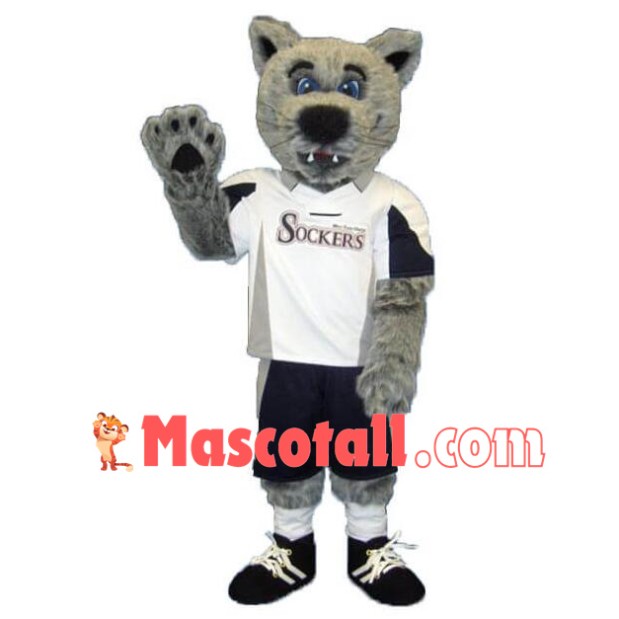 Grey Coyote Wolf Mascot Costume