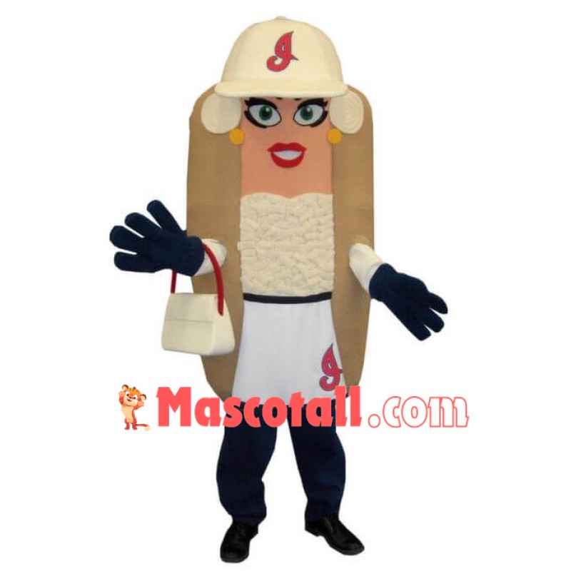 Beautiful Hotdog Mascot Costume