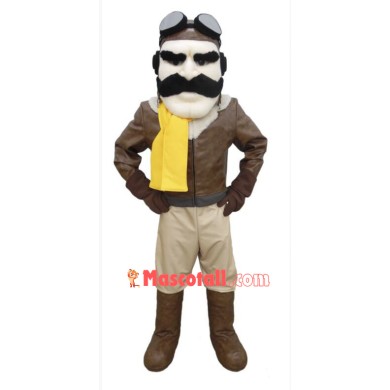 High Quality Aviator Mascot Costume