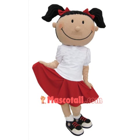 Cute Girl Mascot Costume
