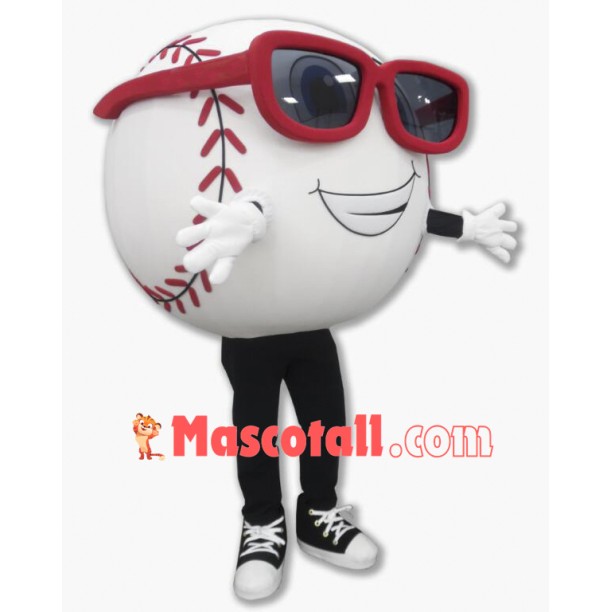 Happy Baseball Mascot Costume