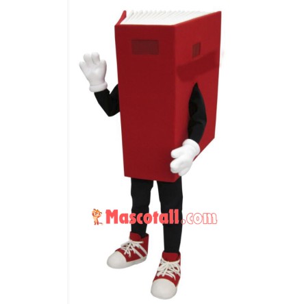 Red Book Mascot Costume