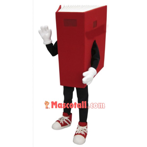 Red Book Mascot Costume