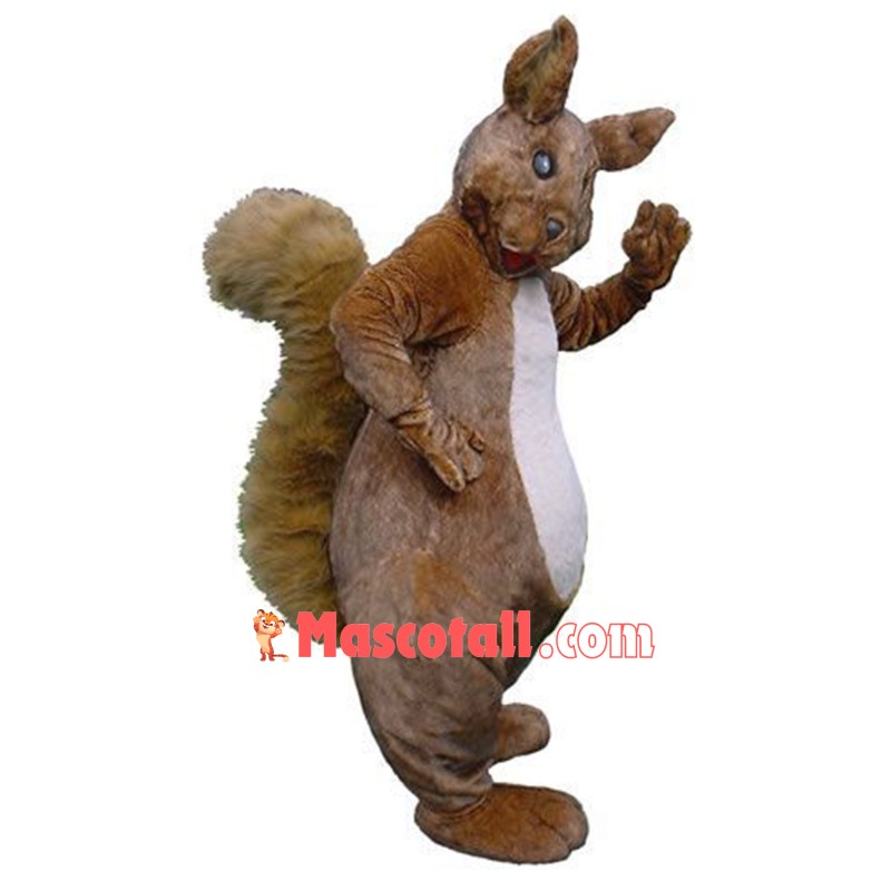 High Quality Furry Squirrel Mascot Costume