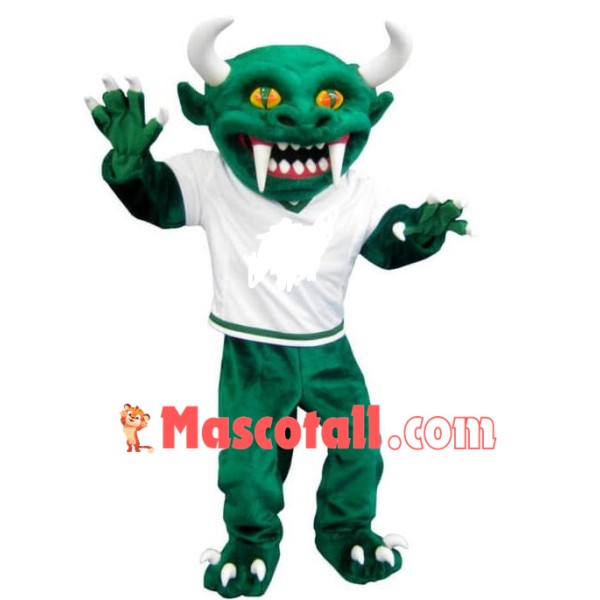 Green Monster Hodag Mascot Costume