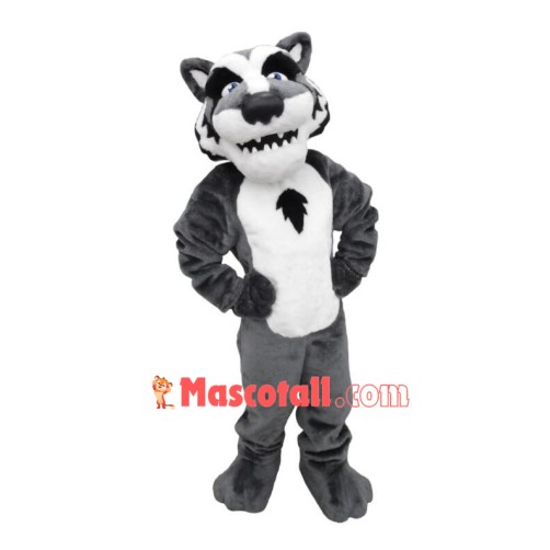 College Lightweight Wolf Mascot Costume