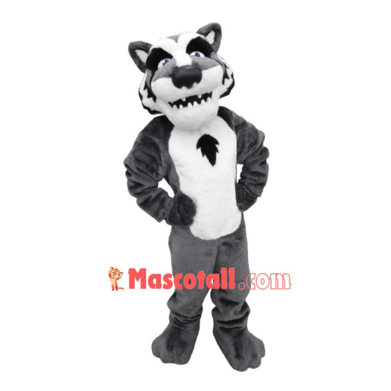 College Lightweight Wolf Mascot Costume