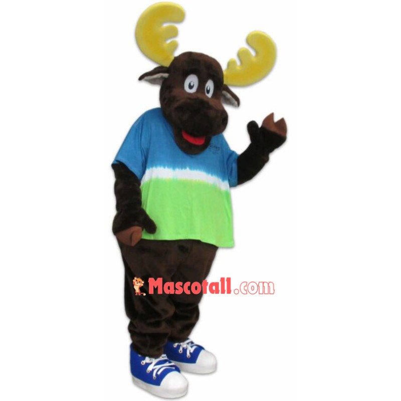High Quality Lightweight Moose Mascot Costume