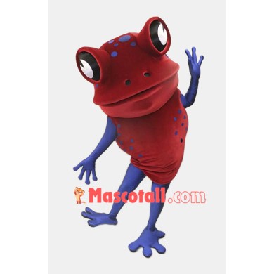 Red Frog Mascot Costume